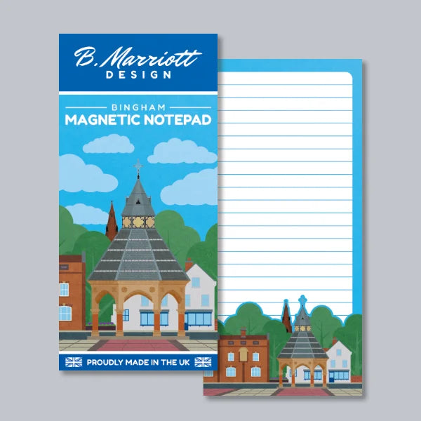 Bingham, Nottinghamshire Magnetic Notepad