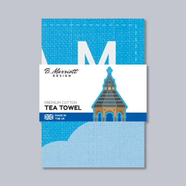 Bingham, Nottinghamshire Tea Towel