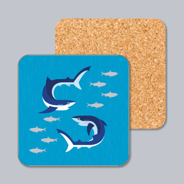 Blue Sharks & Herring Coaster