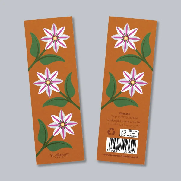 Clematis Bookmark