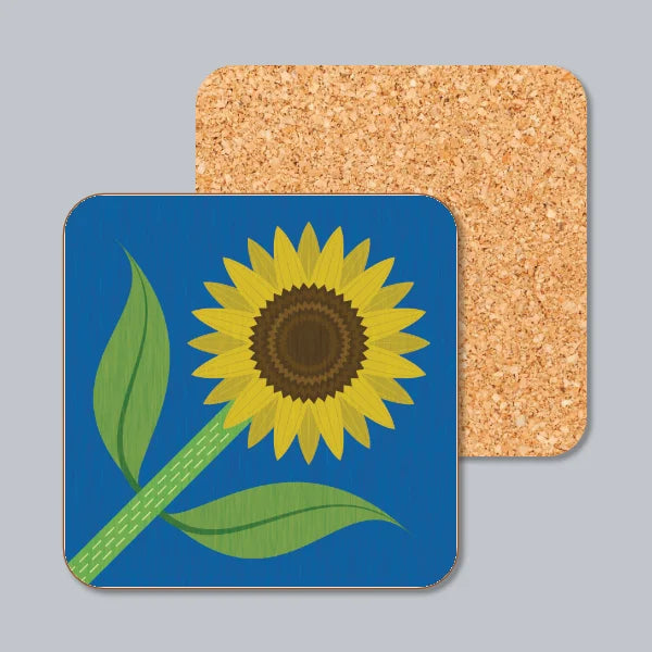 Common Sunflower Coaster
