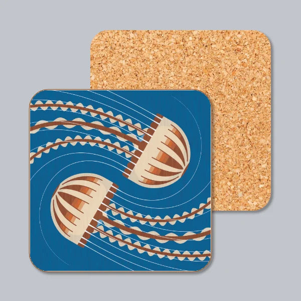 Compass Jellyfish Coaster