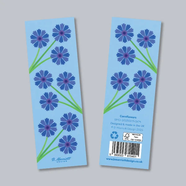 Cornflowers Bookmark