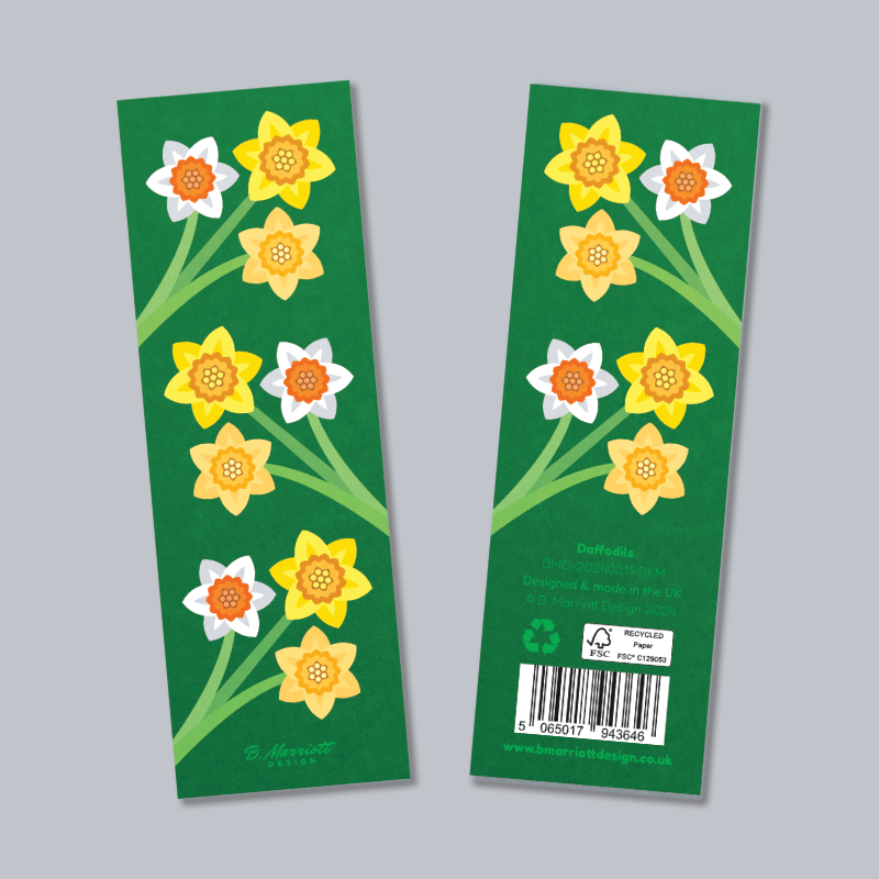 Daffodils Bookmark