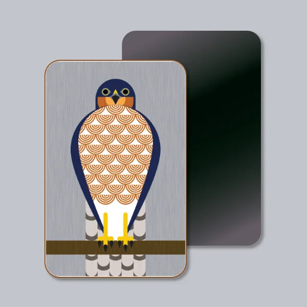 Geometric Male Sparrowhawk Magnet
