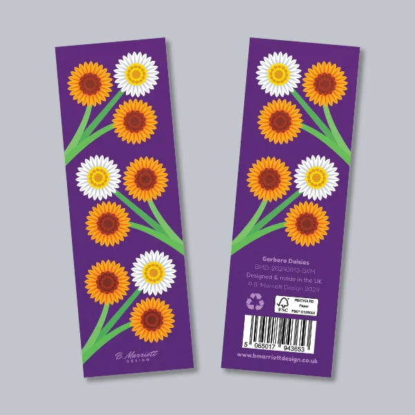 Gerbera Daisies Bookmark