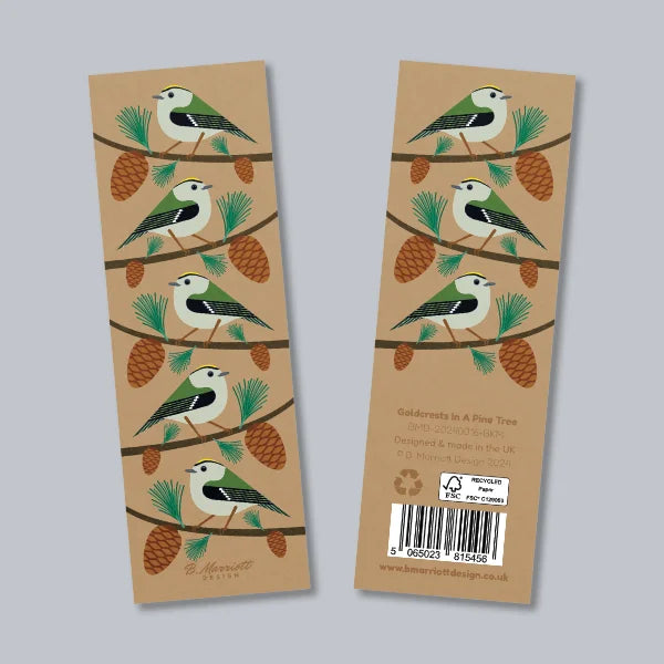Goldcrests In A Pine Tree Bookmark