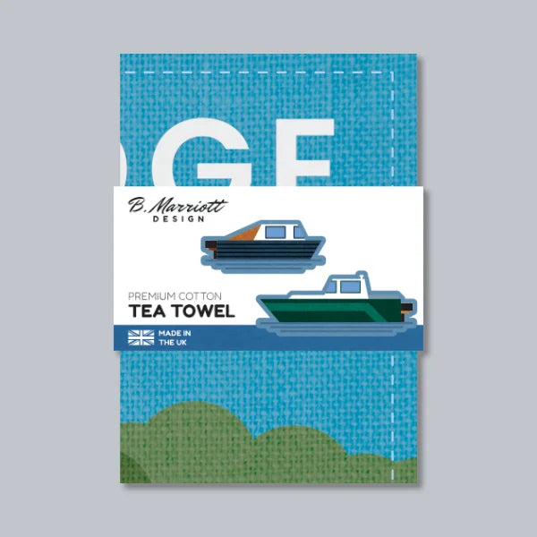 Kingsbridge, Devon Tea Towel