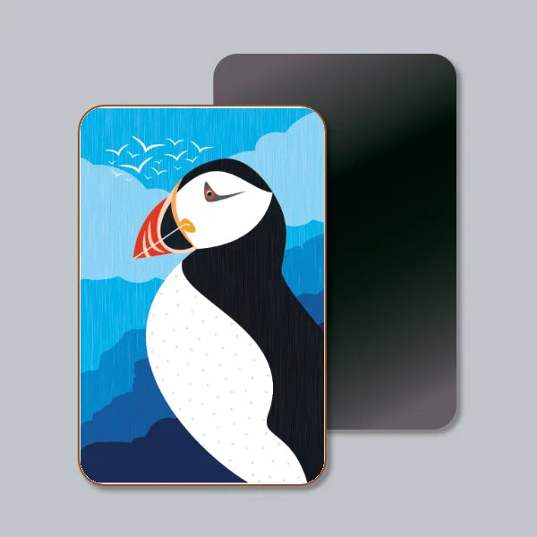 Puffin On The Cliffs Magnet
