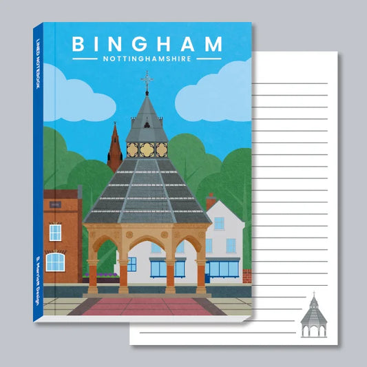 Bingham, Nottinghamshire A6 Pocket Notebook