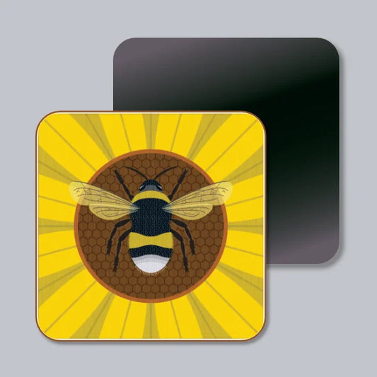 Bumblebee On A Flower Magnet