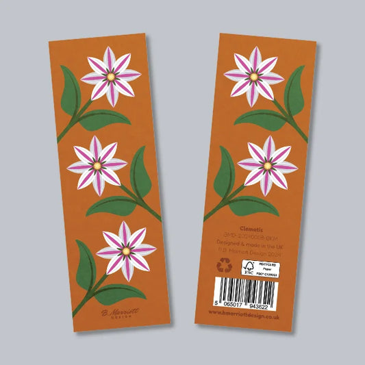 Clematis Bookmark