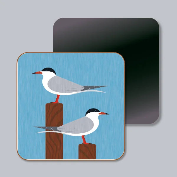 Common Terns On Lookout Magnet