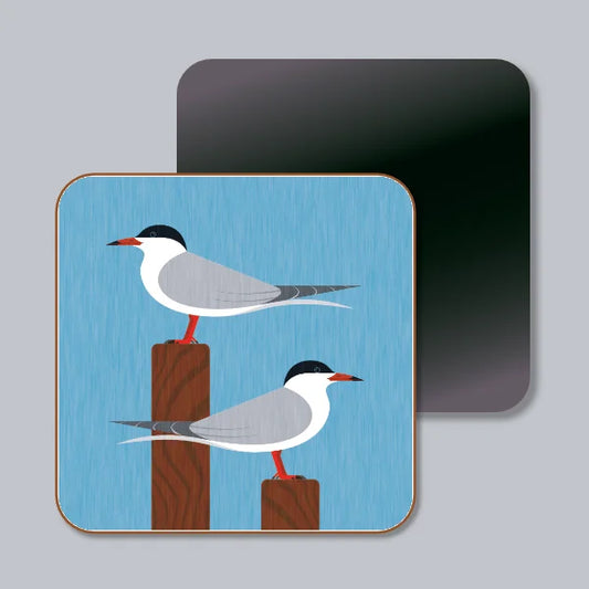 Common Terns On Lookout Magnet