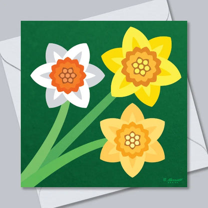 Daffodils Greetings Card