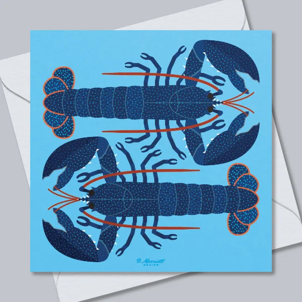European Lobsters Greetings Card