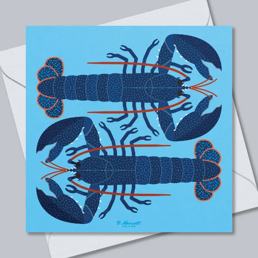 European Lobsters Greetings Card