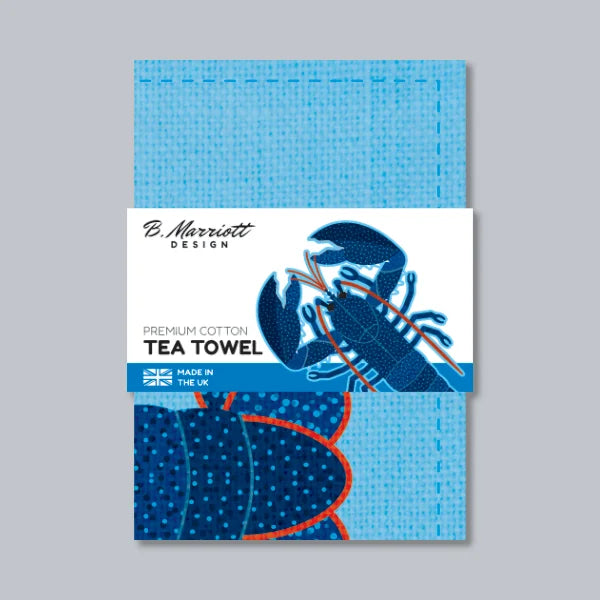 European Lobsters Tea Towel