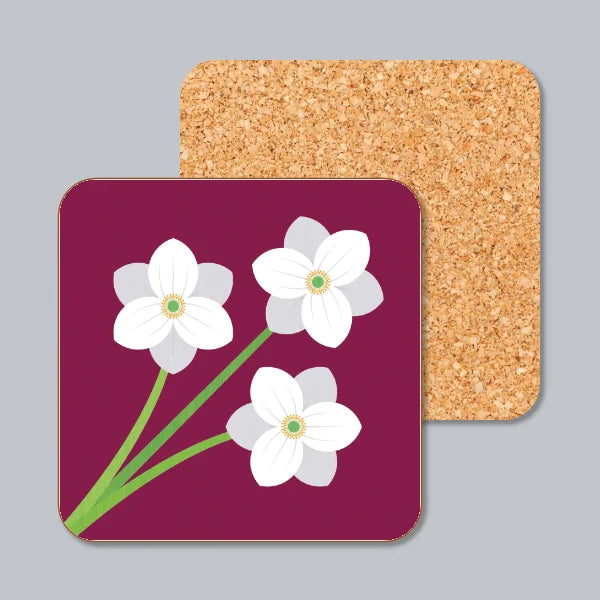 Japanese Anemones Coaster