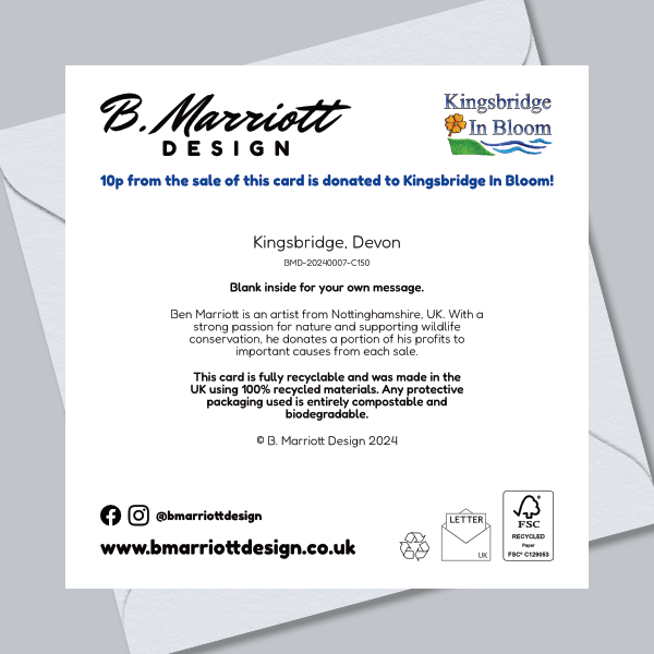 Kingsbridge, Devon Greetings Card
