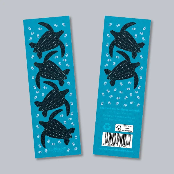 Leatherback Turtles & Jellyfish Bookmark