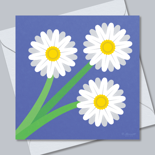 Oxeye Daisies Greetings Card