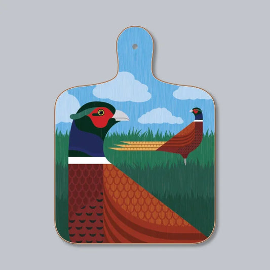 Pheasants In A Field Chopping Board