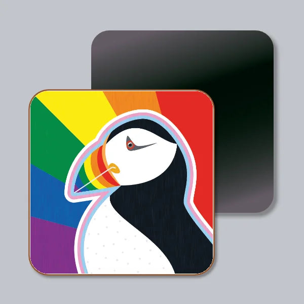Pride Puffin Magnet