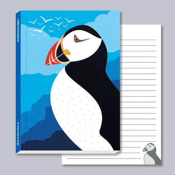 Puffin On The Cliffs A6 Pocket Notebook