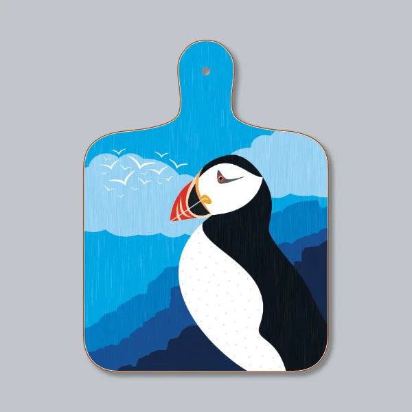 Puffin On The Cliffs Chopping Board