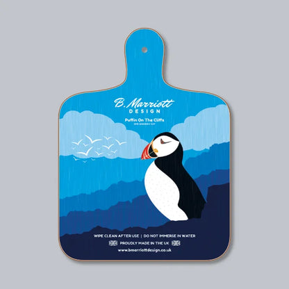 Puffin On The Cliffs Chopping Board