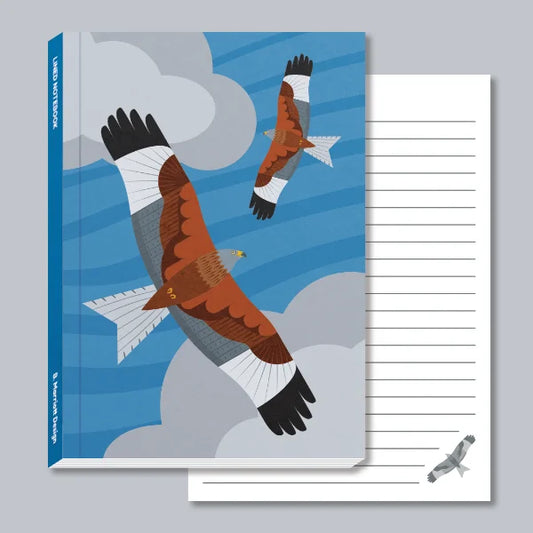 Red Kites In Flight A6 Pocket Notebook