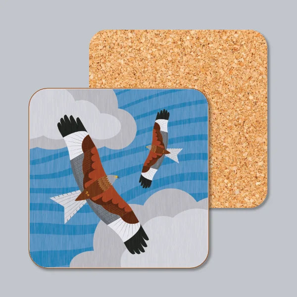 Red Kites In Flight Coaster