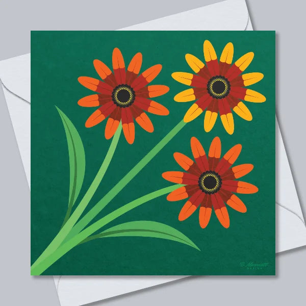 Rudbeckias Greetings Card