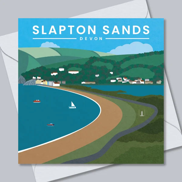 Slapton Sands, Devon Greetings Card